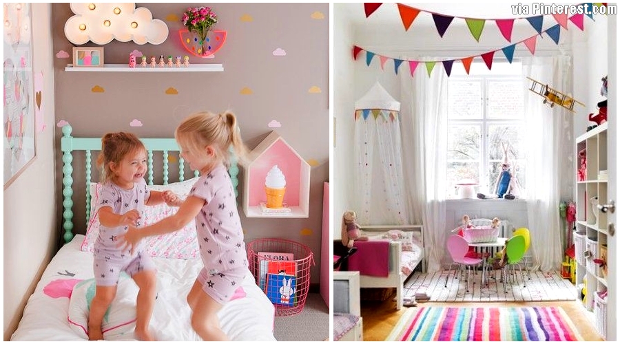 Pokoje dzieciece pomalowane stonowanymi farbami